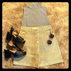 Zara Olive Green Skirt